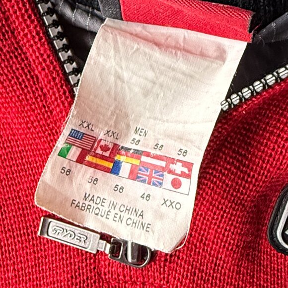 SPYDER - Men's Lined Half Zip Ski Sweater - Red - XXL - Picture 6 of 7